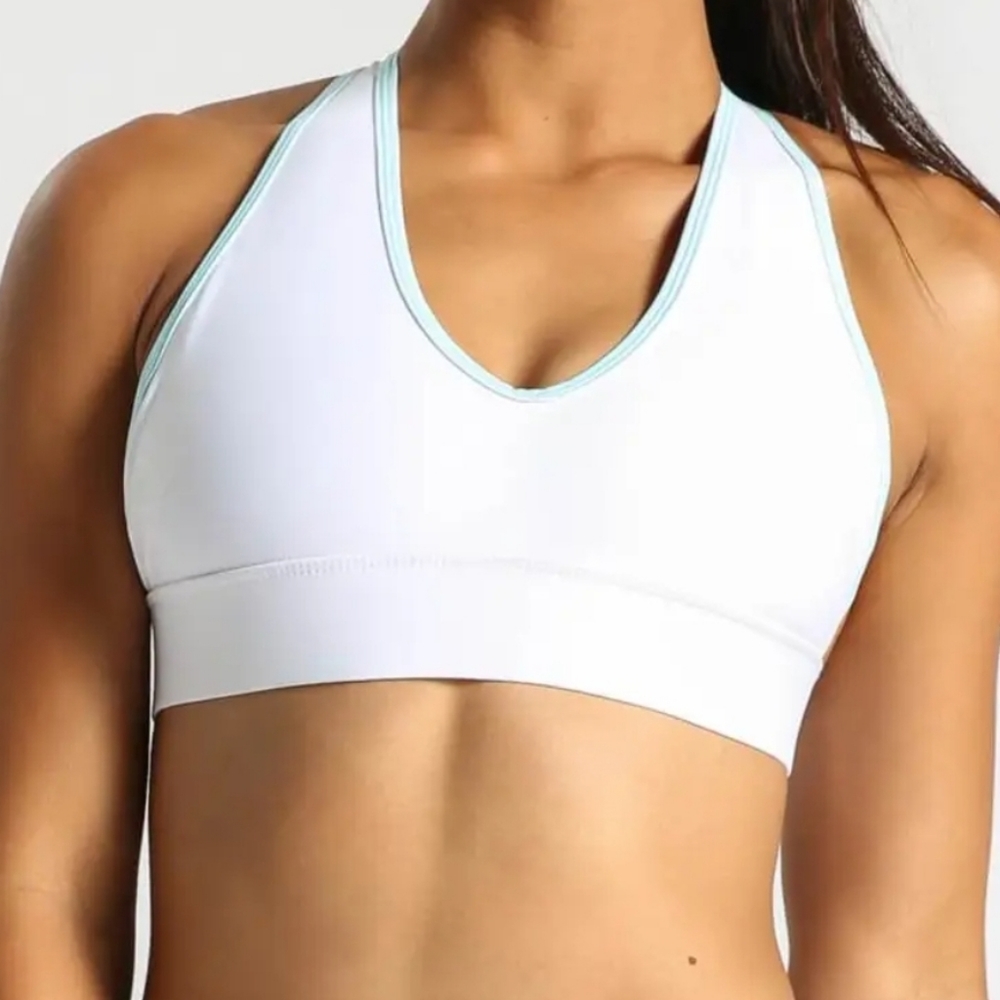 Idealfit White Halter Sportsbra Size Medium